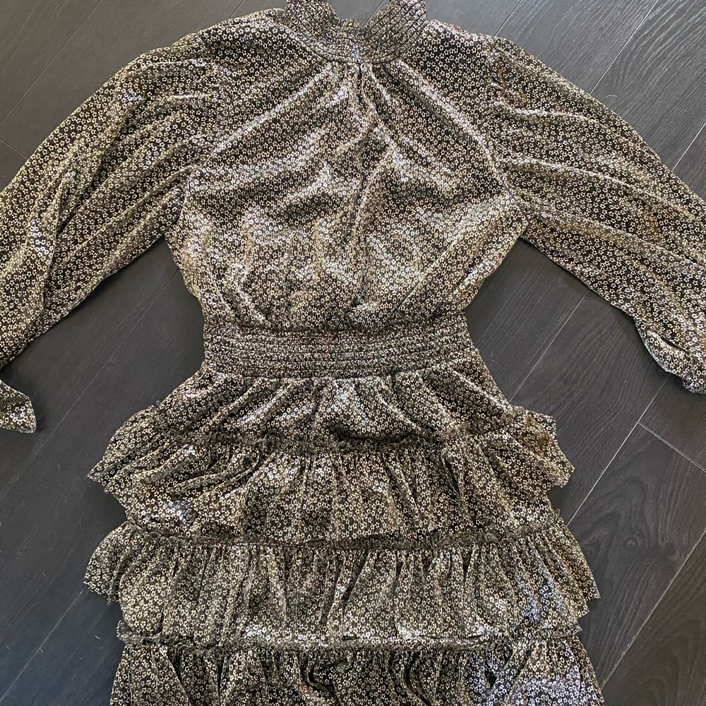 Black and Gold Dress